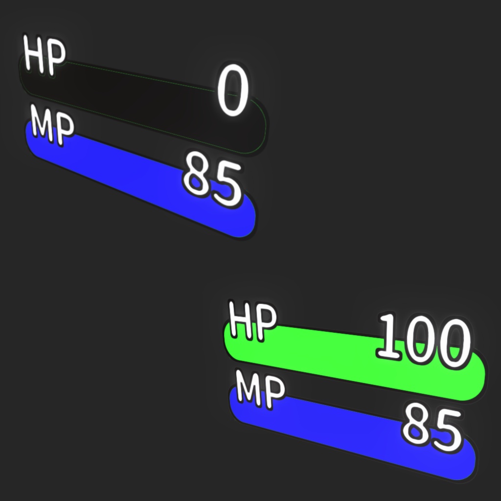 【3D】体力メーター