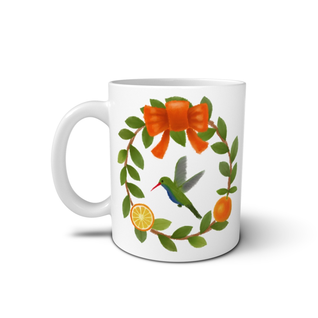 ハチドリとオレンジ