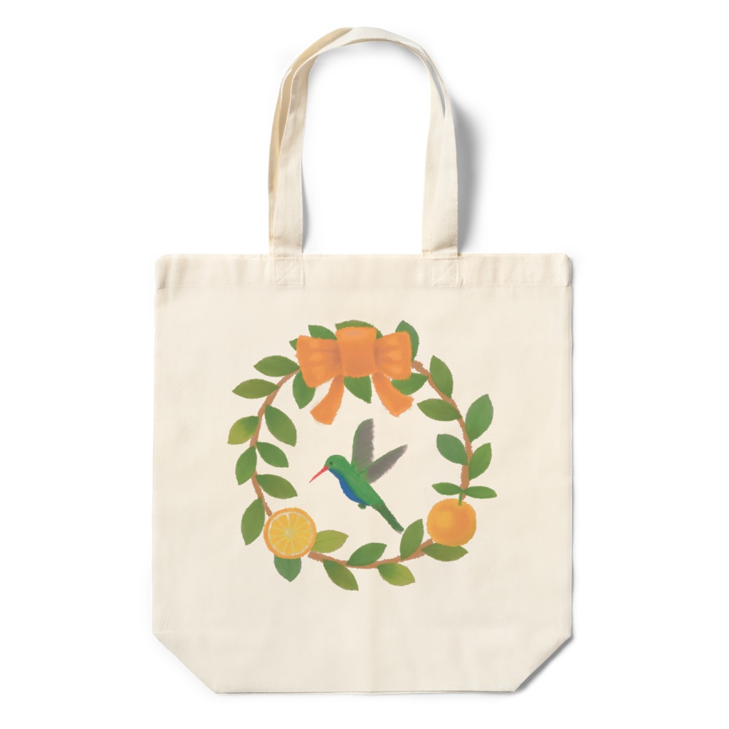 ハチドリとオレンジ