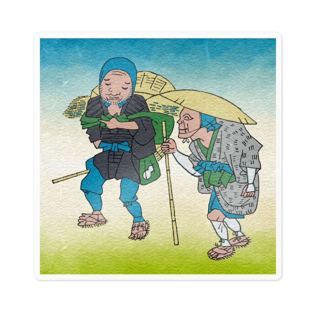 浮世絵ステッカー