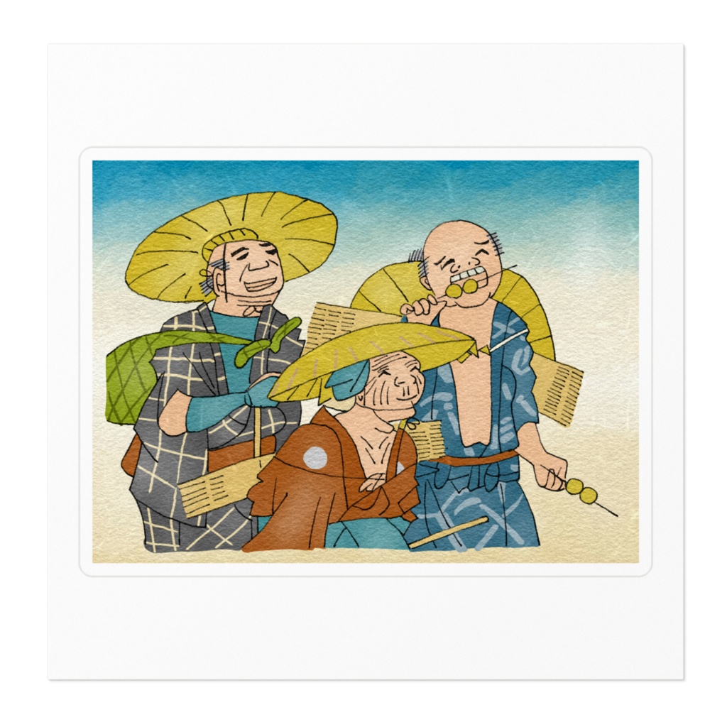 浮世絵ステッカー