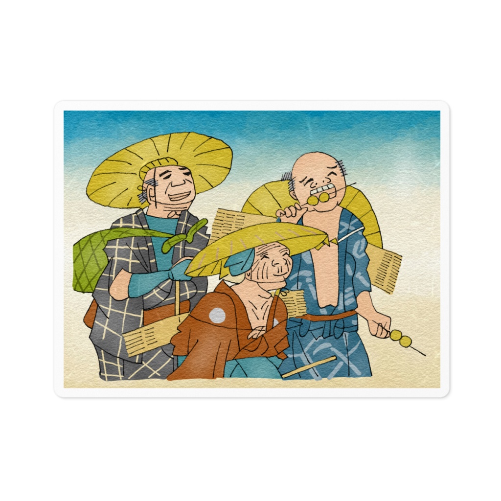 浮世絵ステッカー