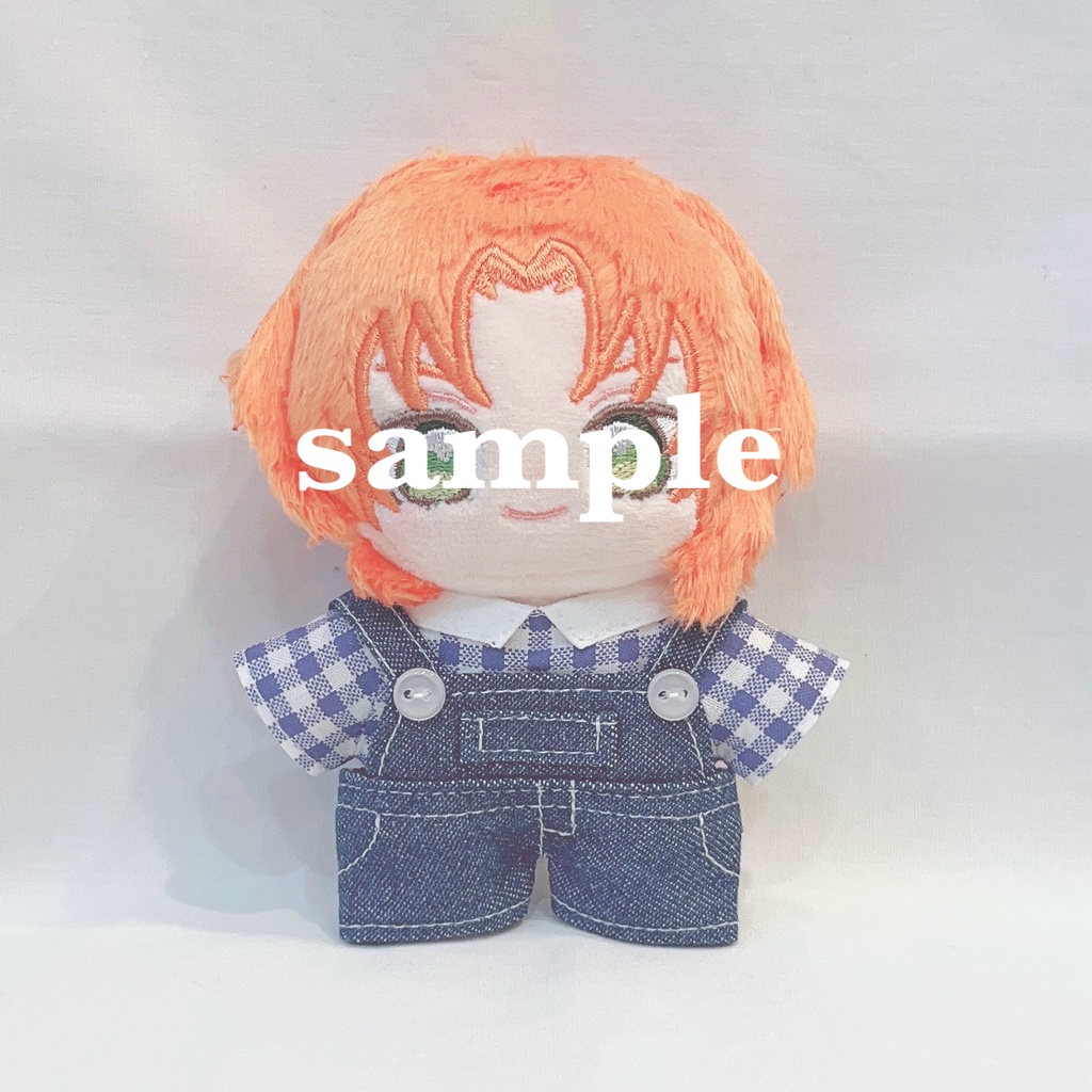 デニムサロペット・トップス(赤・青・緑)