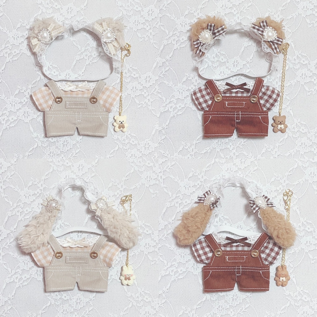 くま・うさぎセット(コーデュロイ)