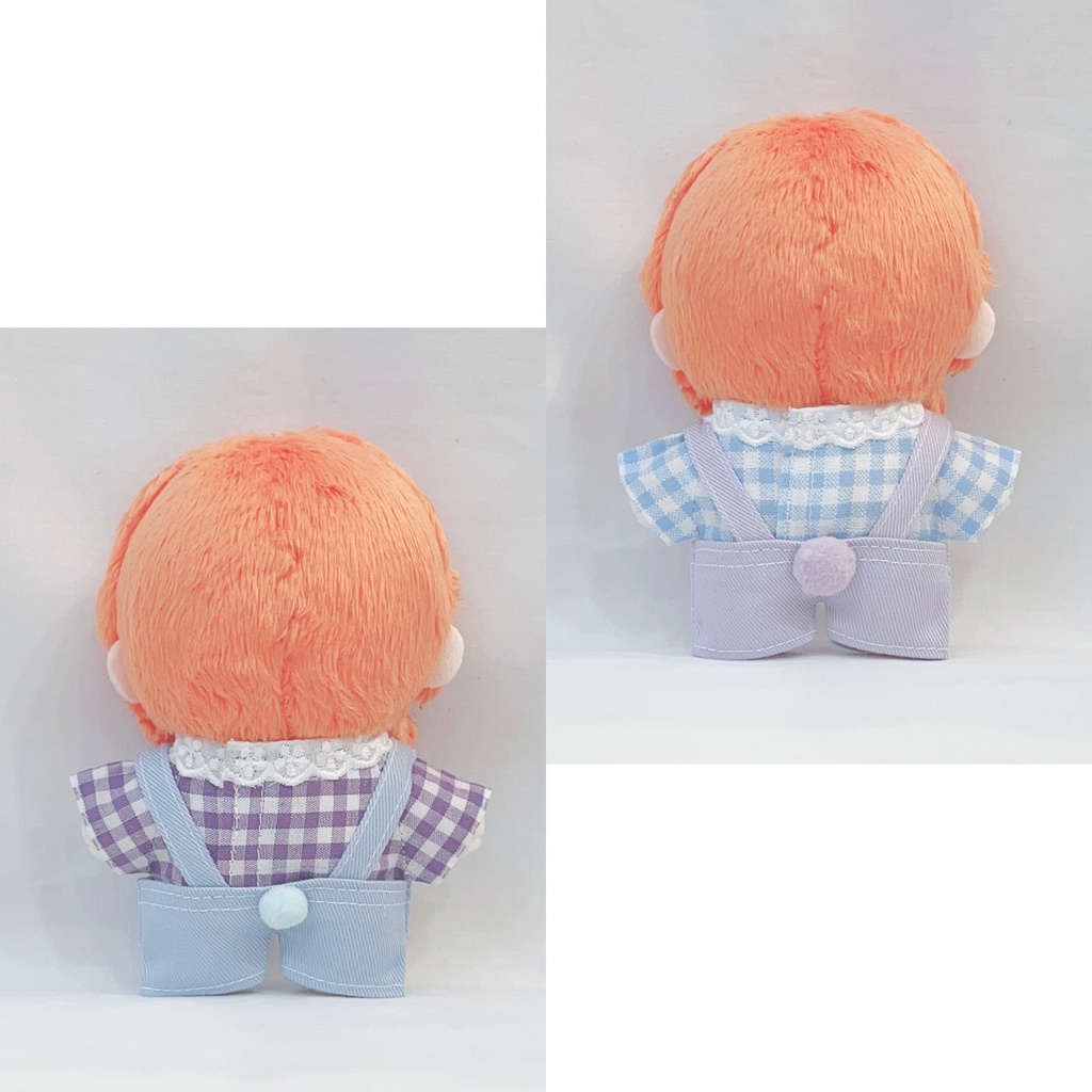 くま・うさぎセット(水色・紫) 紫陽花