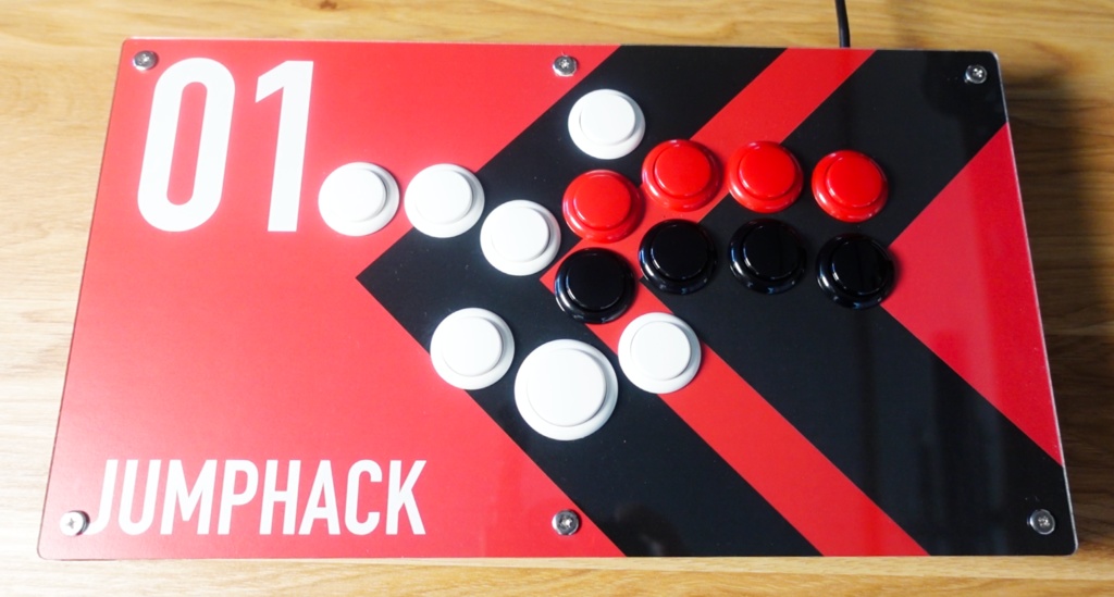 【生産終了】JumpHack01プロトタイプ-JH01P スト6向けレバーレスコントローラー PC/Switch対応