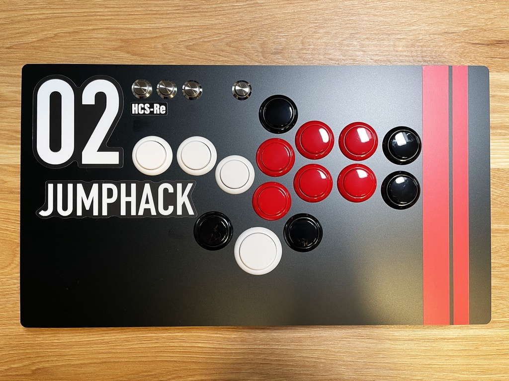 【販売終了】JumpHack02R スト6向けレバーレスコントローラー PC/Switch対応