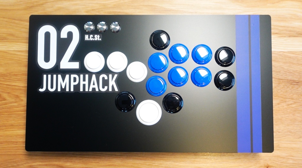 【販売終了】JumpHack02NR スト6向けレバーレスコントローラー PC/Switch対応