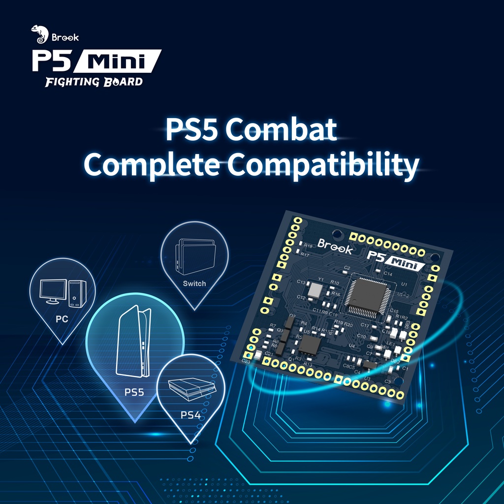 【PS5対応版】JumpHack02-P5P2Bスト6向けレバーレスコントローラー