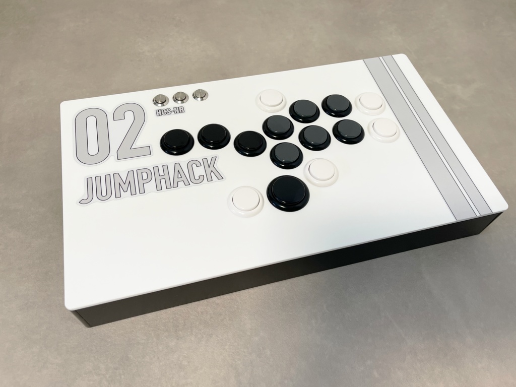 JumpHack02W スト6向けレバーレスコントローラー PC/Switch対応 - 碧井