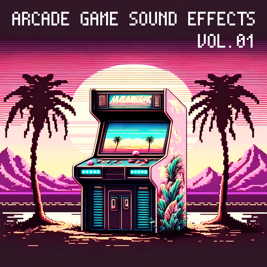 【ゲーム用効果音】ARCADE GAME SOUND EFFECTS Vol.01【効果音素材集】