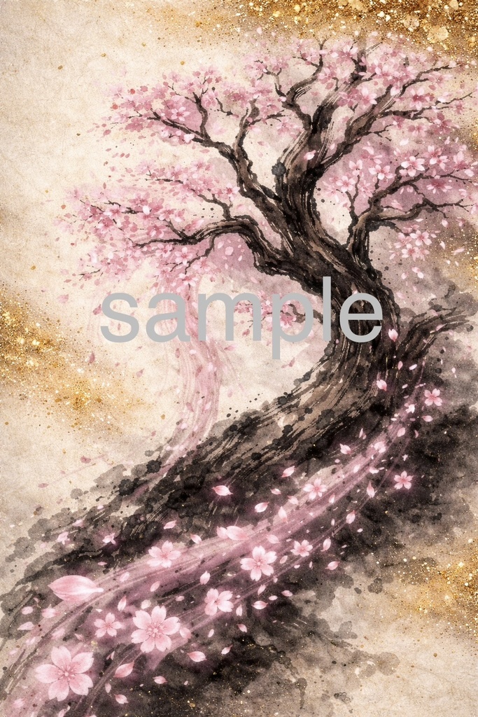 【開運待ち受け】内なる魅力を開花させる「精神の美・桜」 (スマホ壁紙 3枚セット)