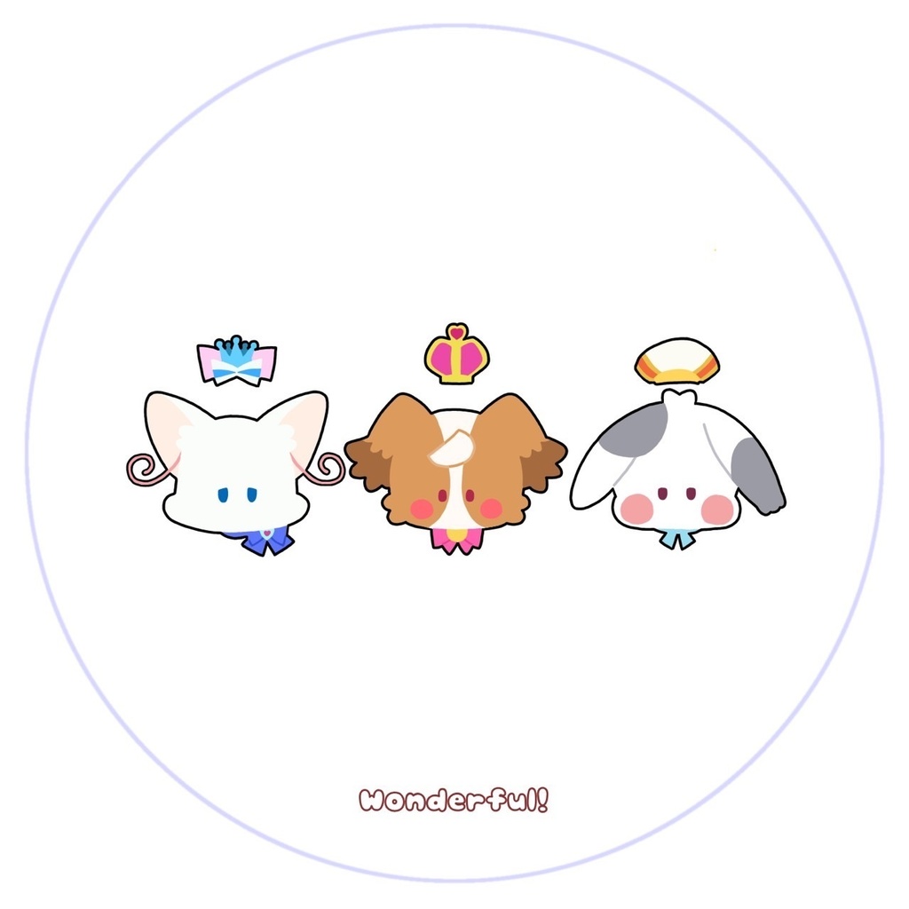 わんぷり吸水性コースター