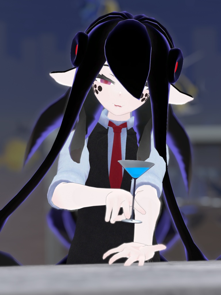 『バーテンダーさんごっこ』【セピアちゃん対応】(VRChat向け無料衣装)