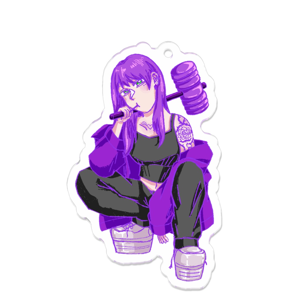 ピコピコハンマーとヒト✊🏻アクキーたち