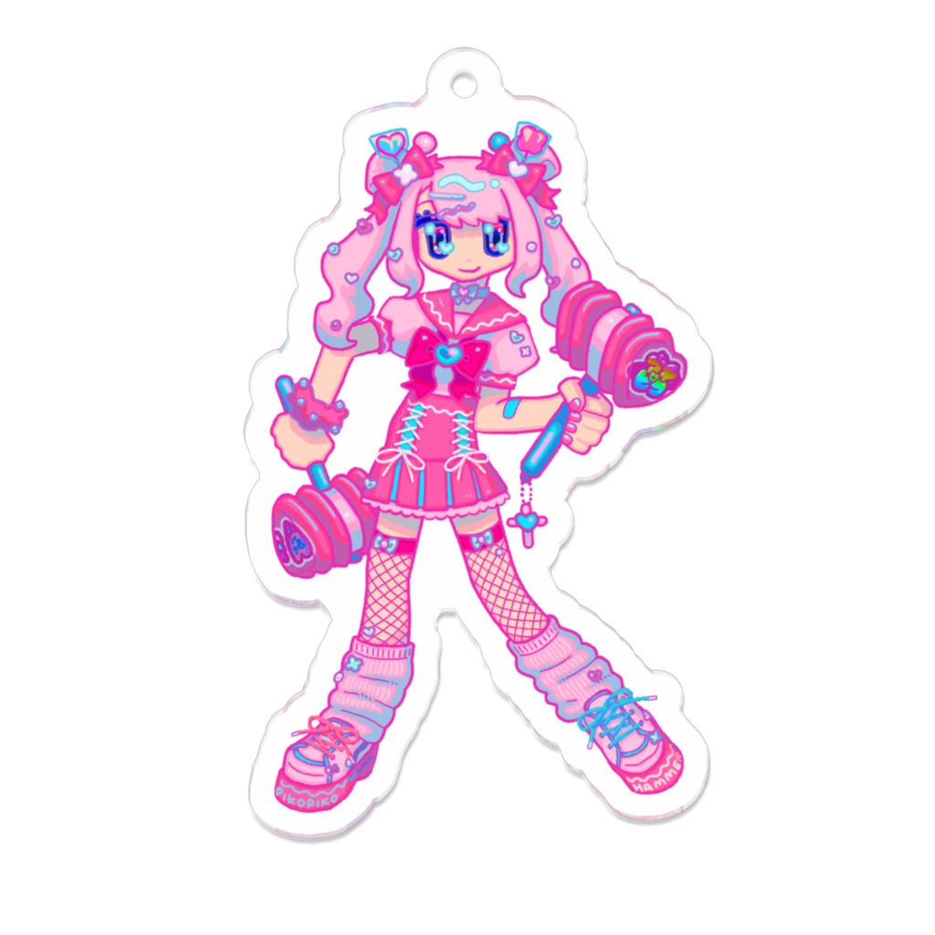 ピコピコハンマーとヒト✊🏻アクキーたち