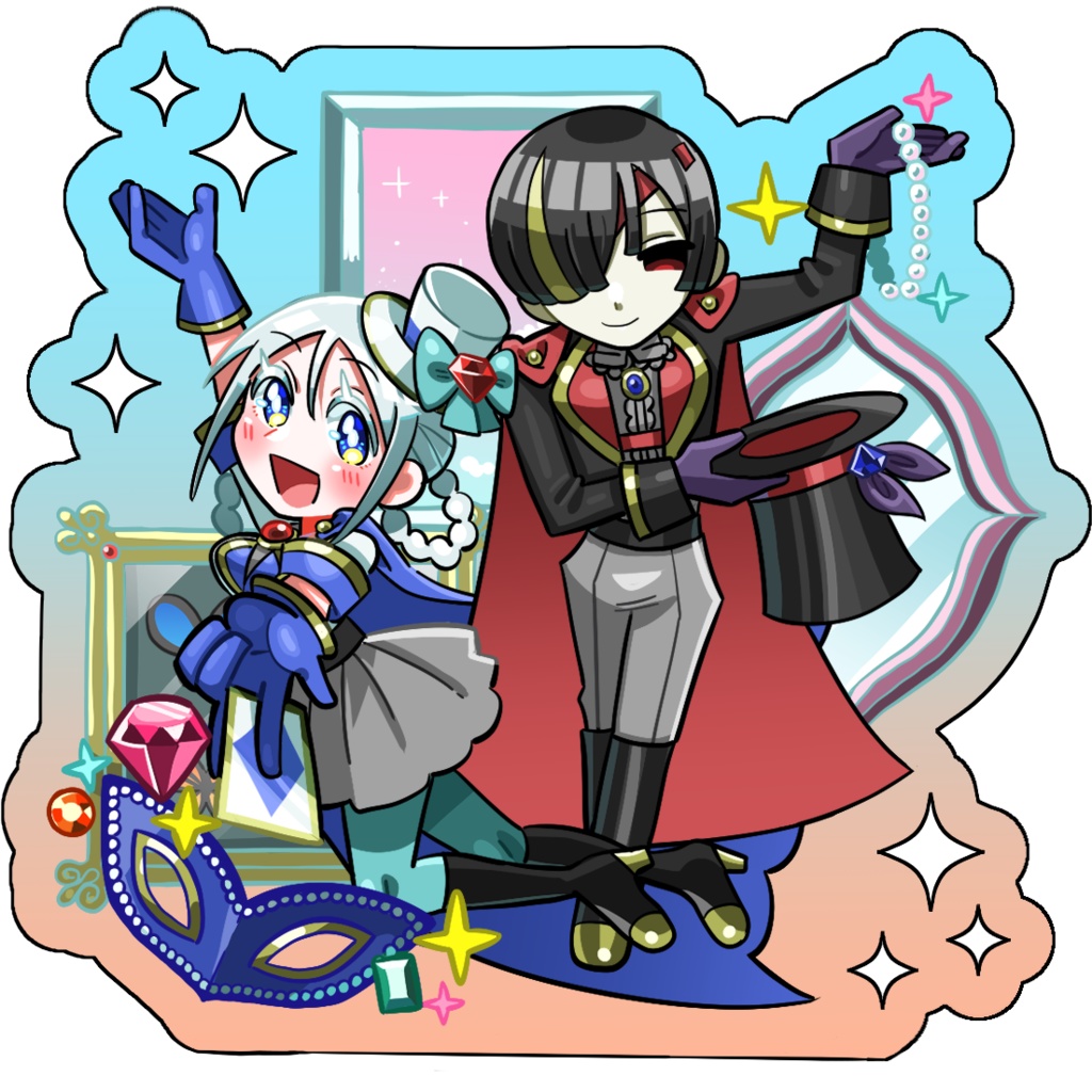 自創作　4周年記念アクリルスタンドA