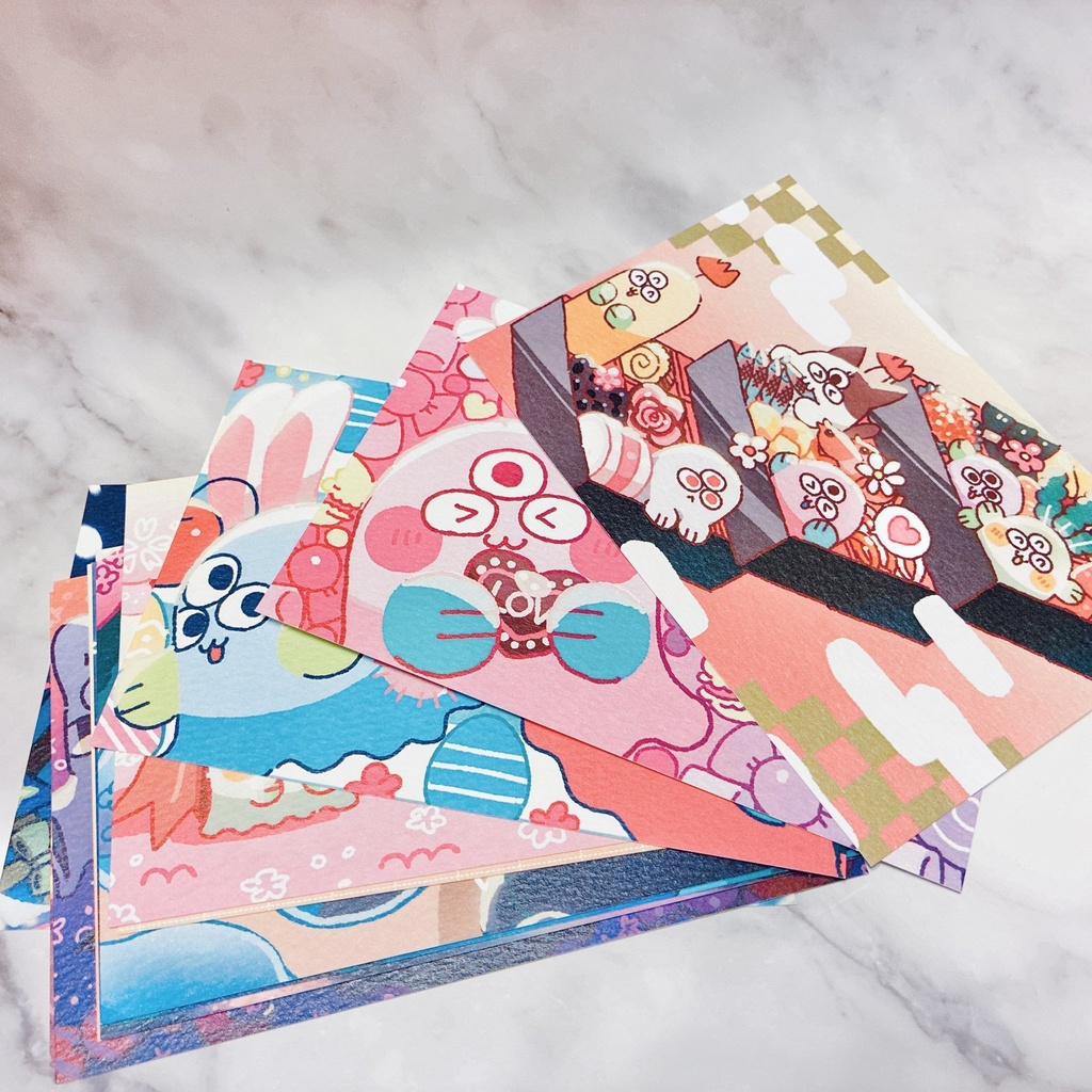 ヌンボベャ星人 ポストカードセット