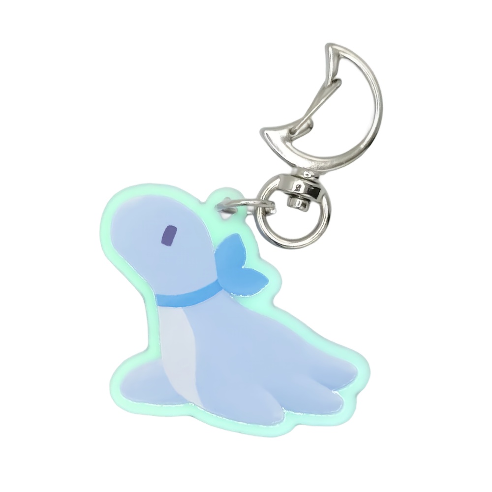 【 受注生産 】オーロラアクリルキーホルダー ( 恐竜フォルム )【 5/20~5/31まで 】