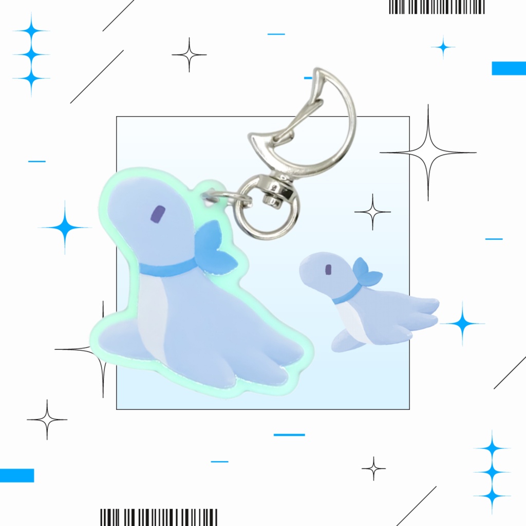 【 完売御礼 】オーロラアクリルキーホルダー⌇恐竜フォルム