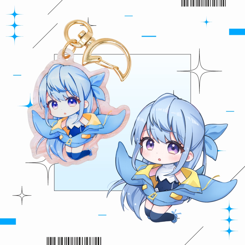 【 受注生産 】アクリルキーホルダー⌇SD通常衣装【 5/31まで 】