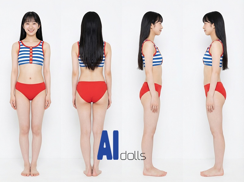AI作成 AIdolls No4 小野寺 乙葉 4面図PSD