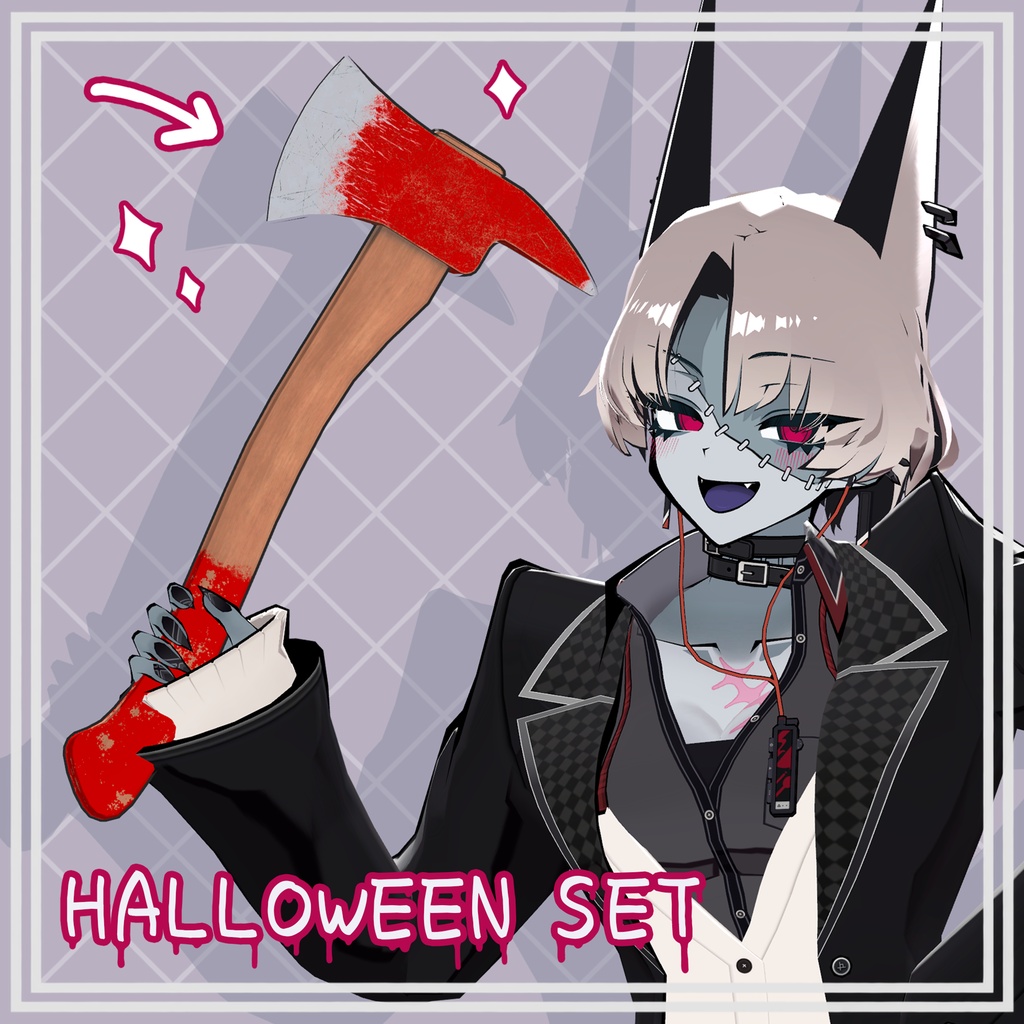 【SIUSIU】ZOMBIE Make&Body Texture