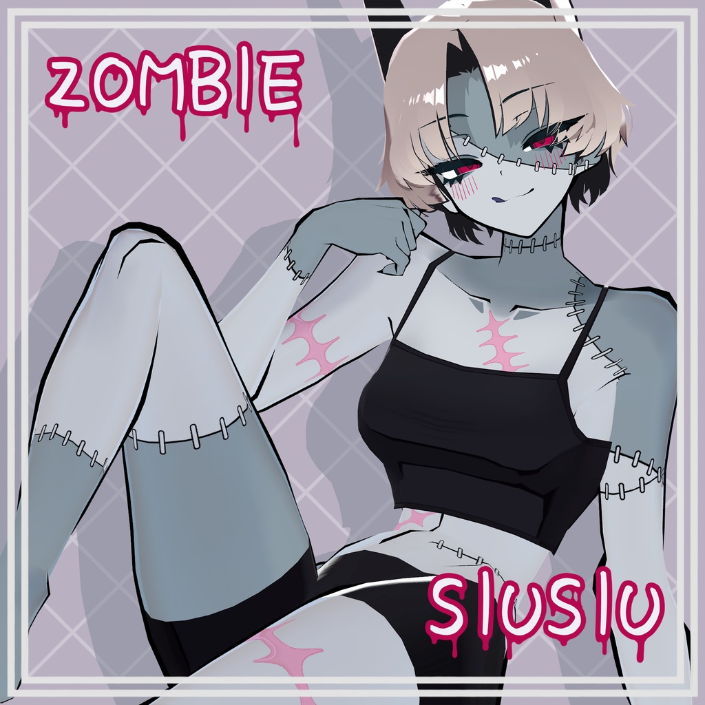 【SIUSIU】ZOMBIE Make&Body Texture