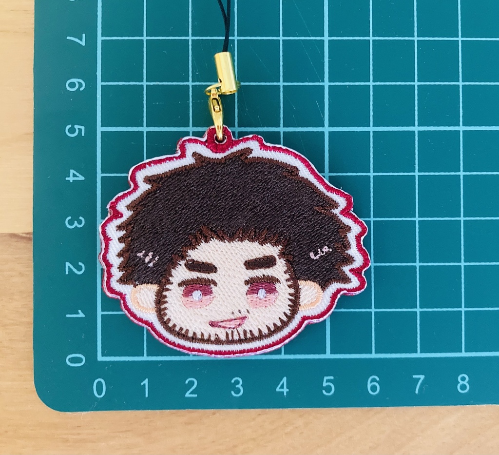 【龍7】刺繍ストラップ