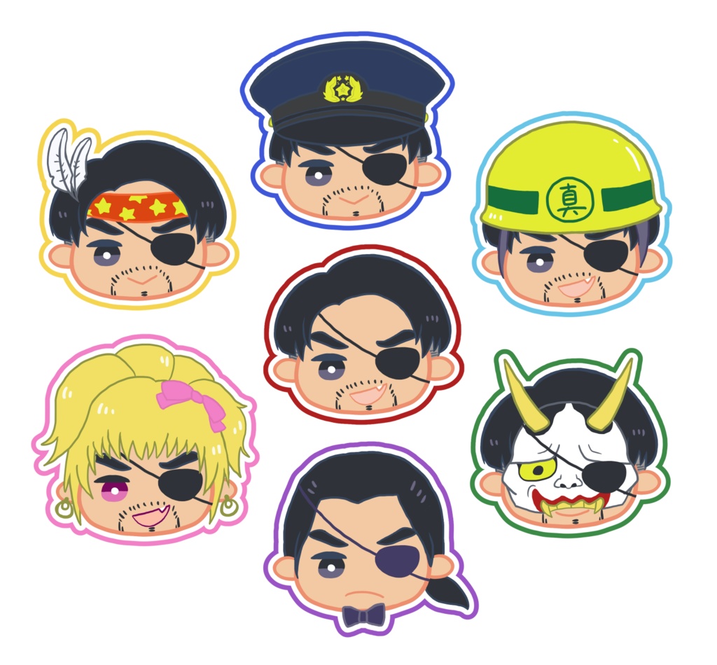 【真島吾朗】刺繍ストラップ