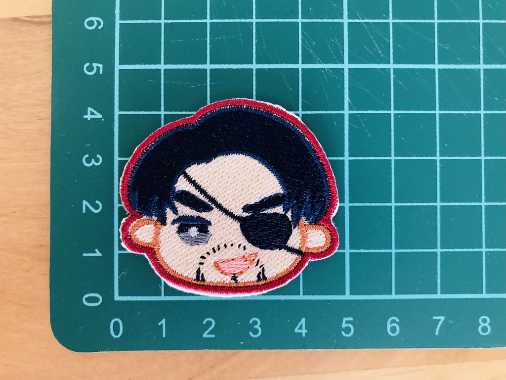 【真島吾朗】ワッペン(アイロン接着用)