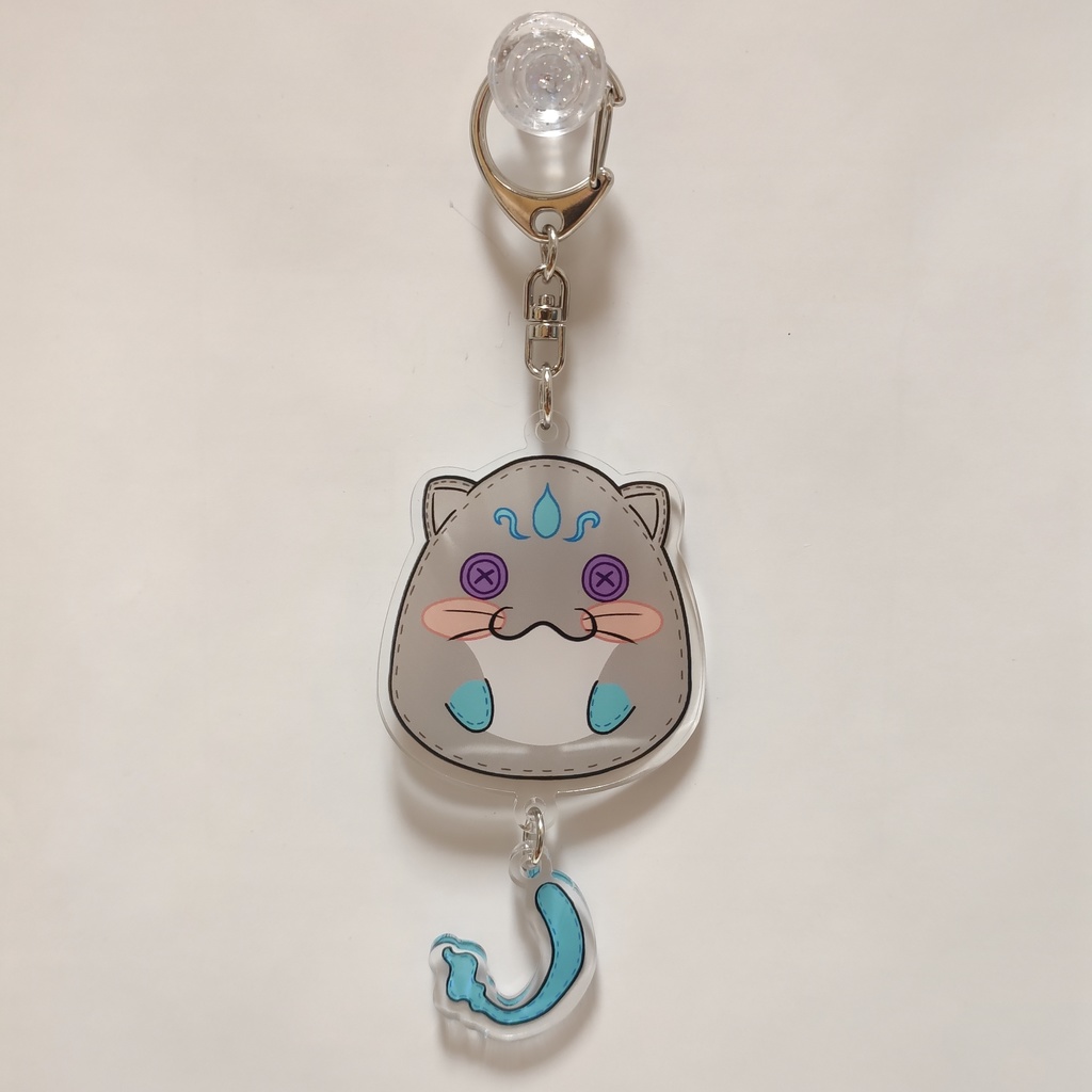 しっぽアクリルキーホルダー