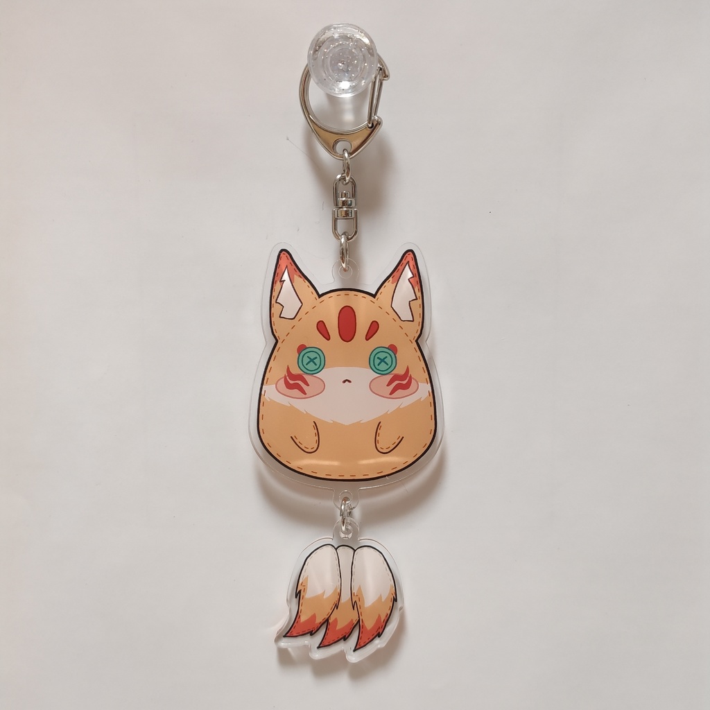 しっぽアクリルキーホルダー