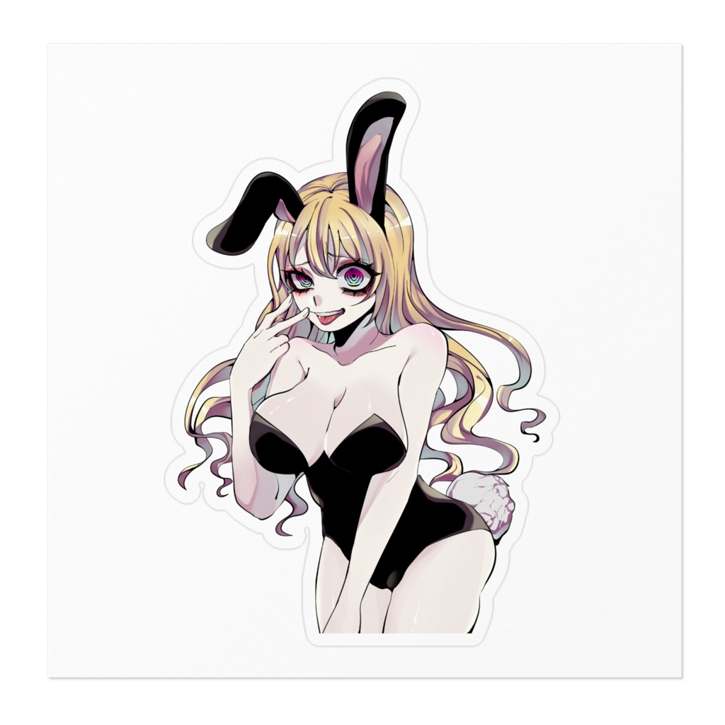 バニー少女ステッカー