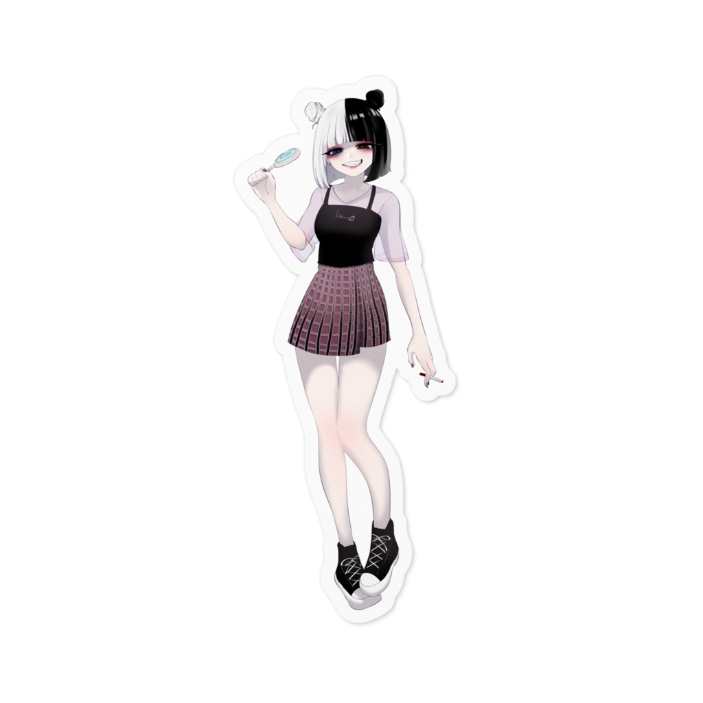 キャンディ少女ステッカー