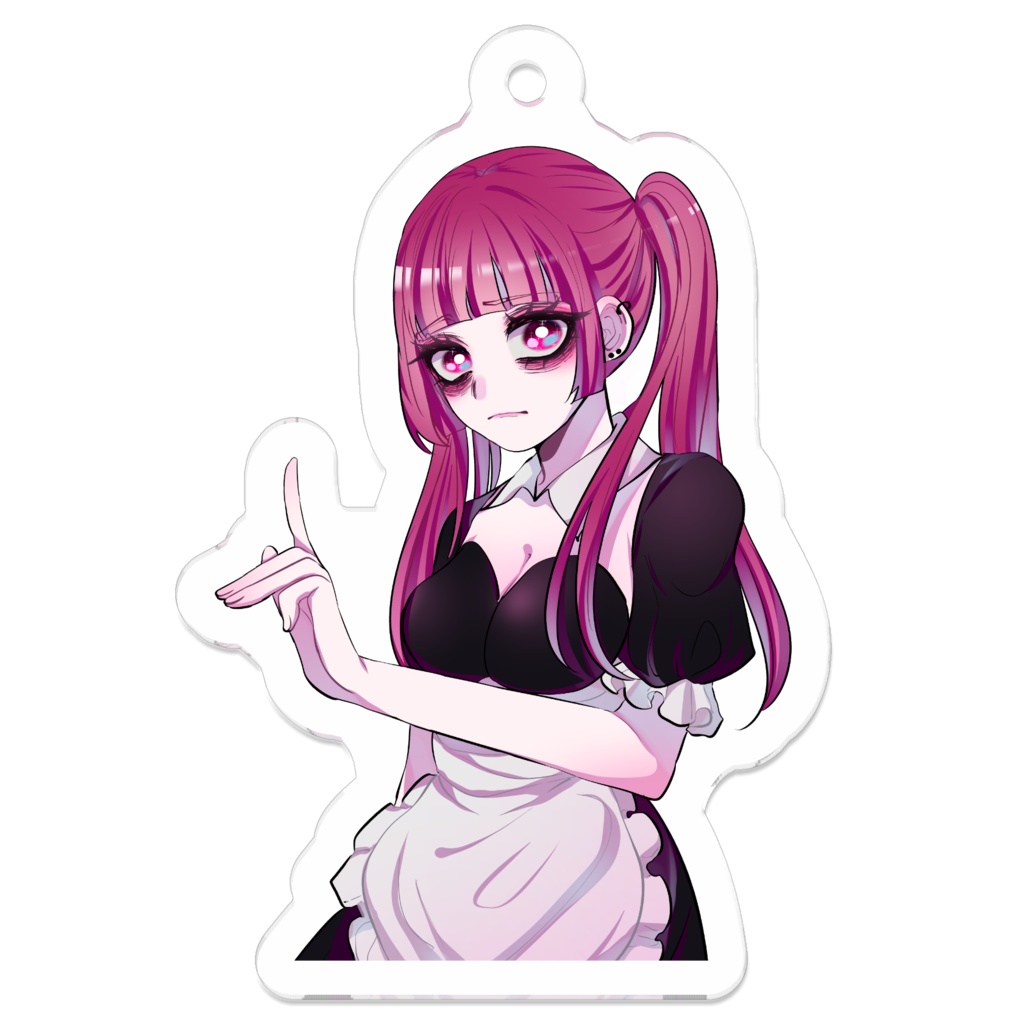 メイド少女アクリルキーホルダー