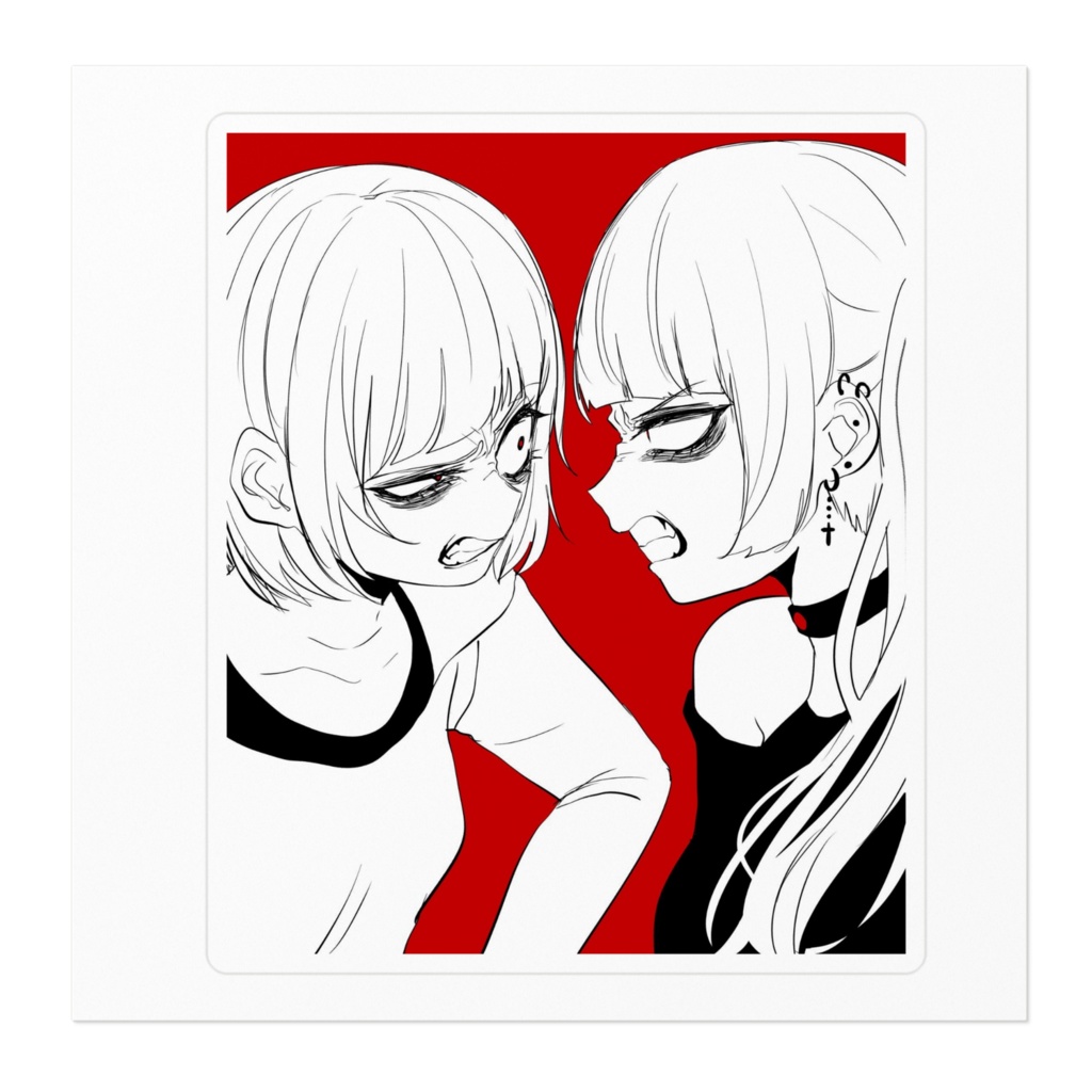 ヘイト少女ステッカー