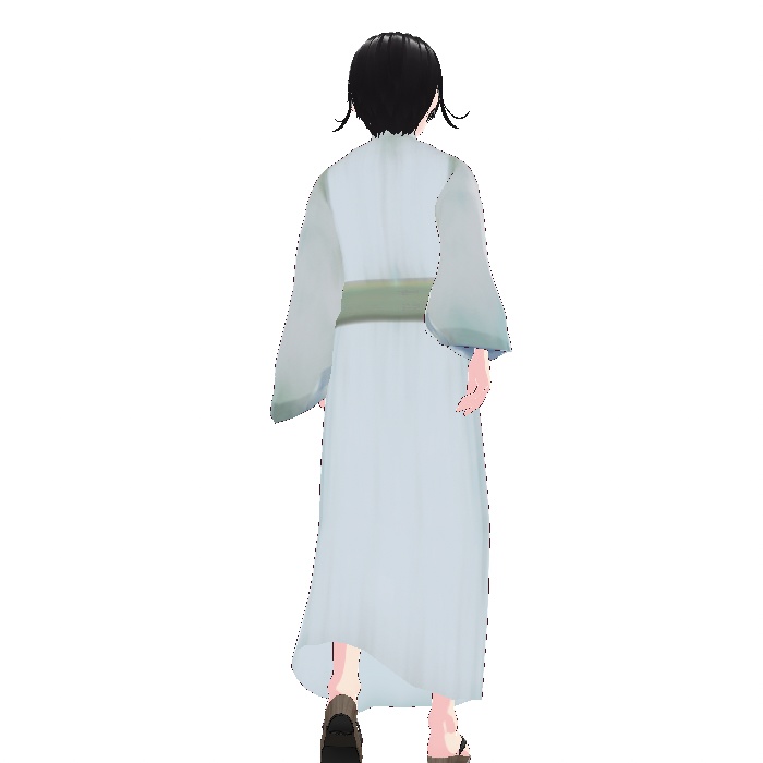 男性着物芦毛馬風【無料Vroid衣装】