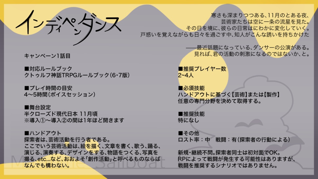 クトゥルフ神話TRPGシナリオ集「Anecdotes」