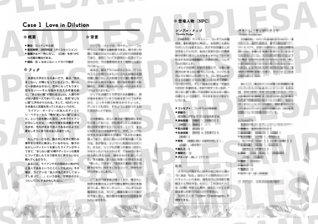 【英国伝記TRPG Liminal シナリオ本】Three Faces in a Hood 1