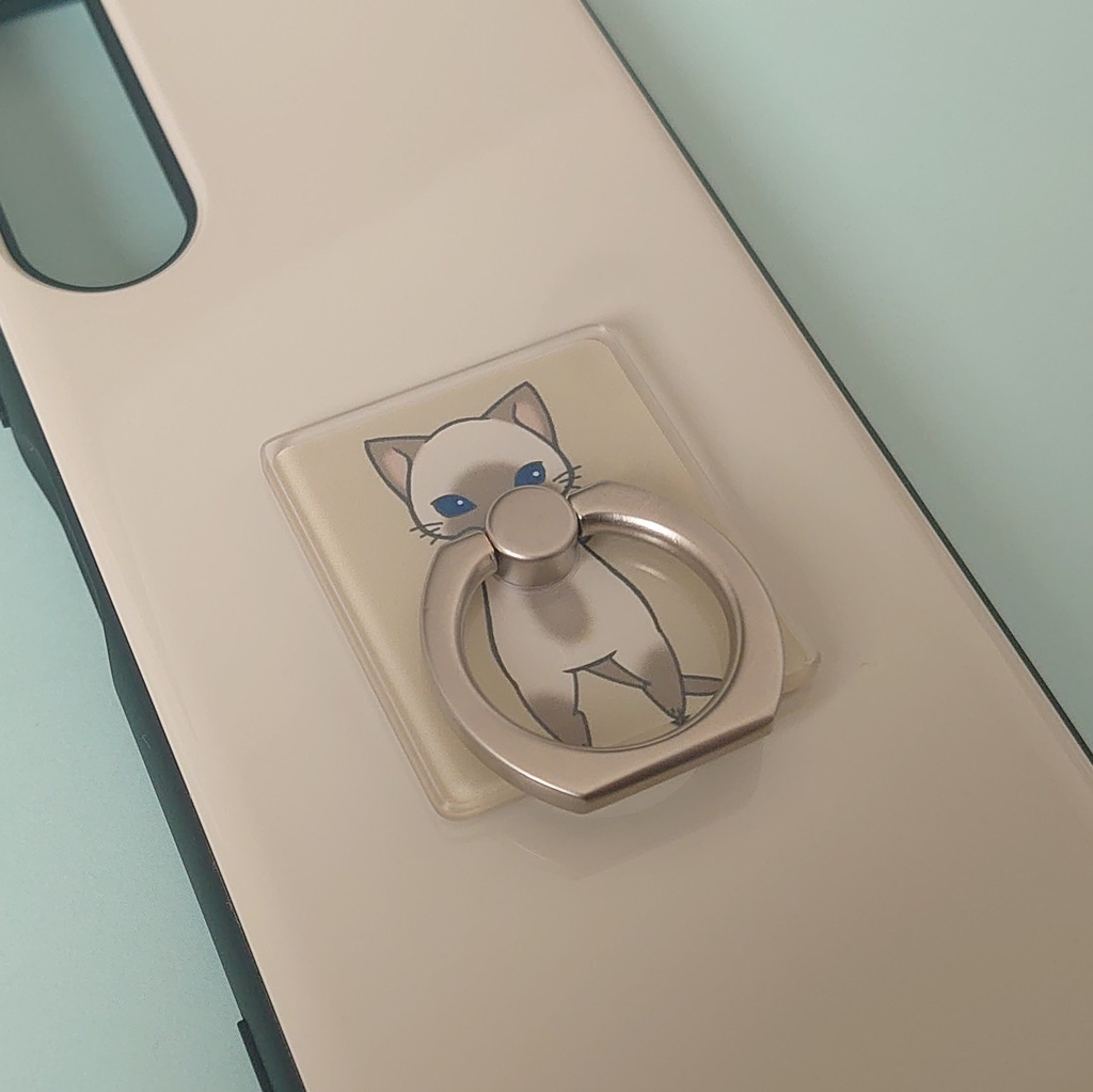 スマホねこちゃんリング