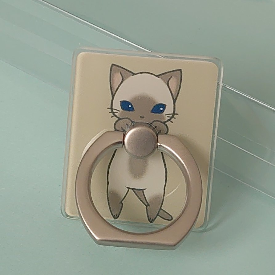 スマホねこちゃんリング