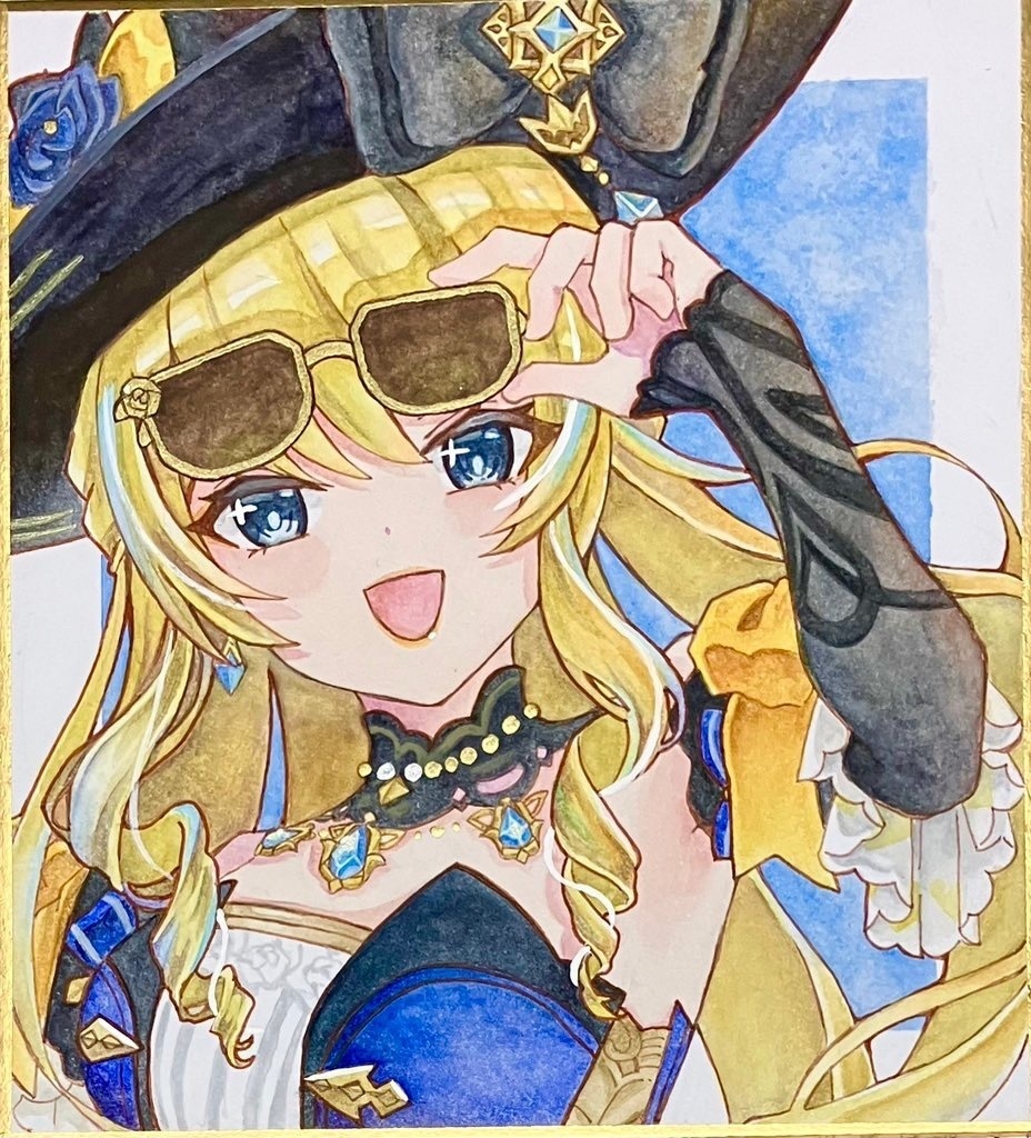 ナヴィア ミニ色紙原画