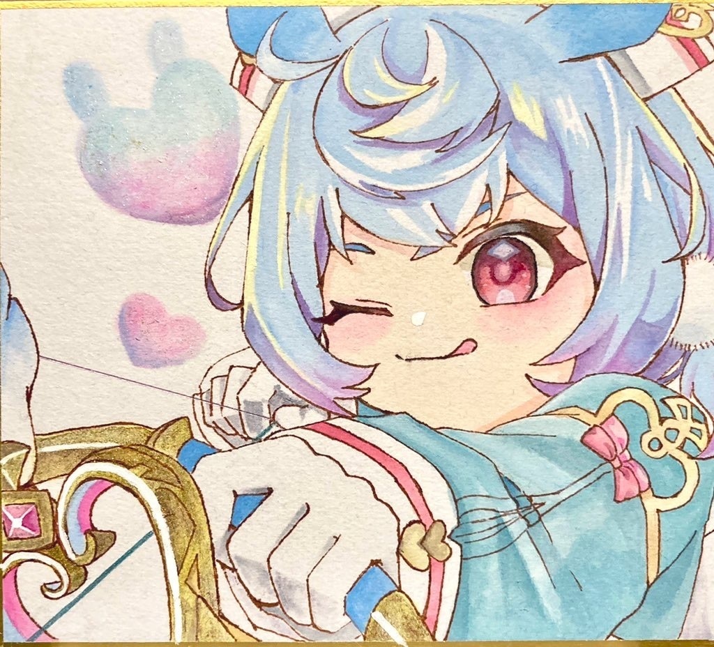 シグウィン ミニ色紙原画