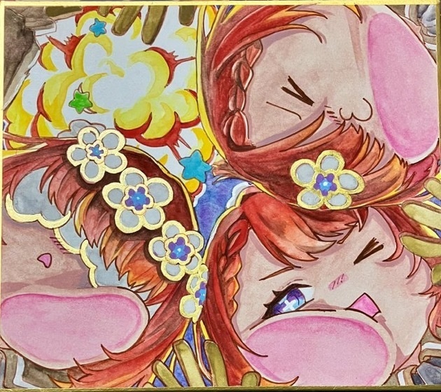 トリビー、トリノン、トリアン色紙原画