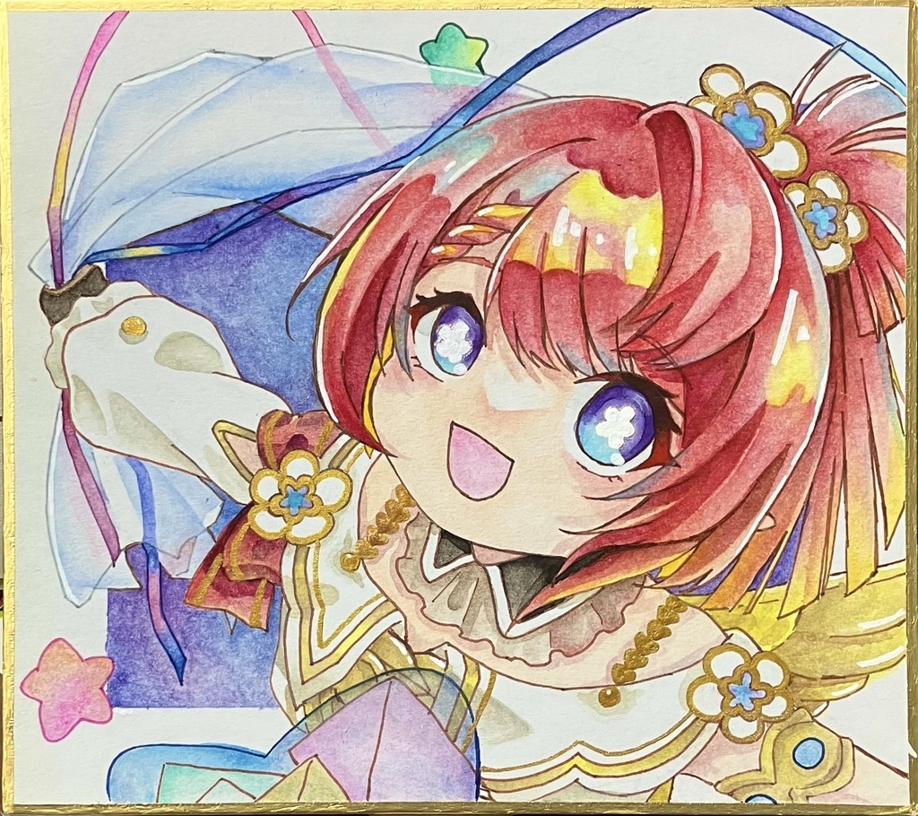 トリビー　ミニ色紙原画