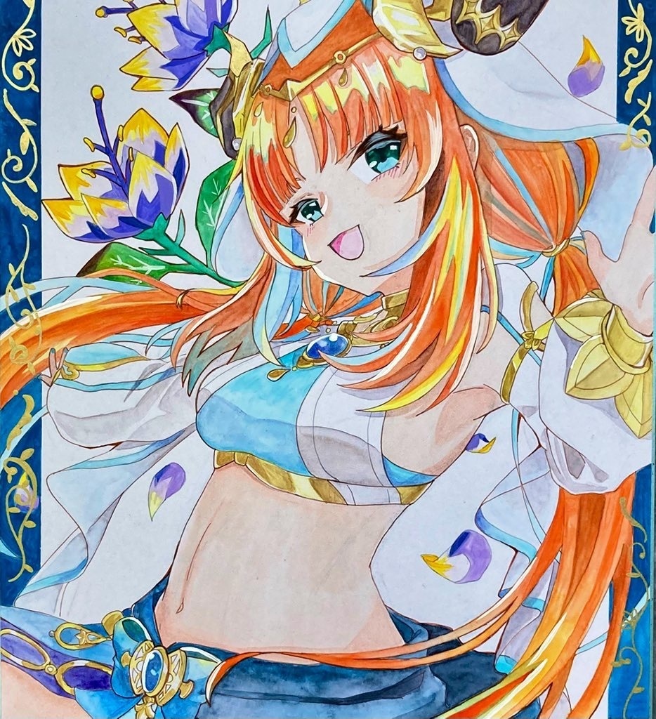 ニィロウ　色紙原画大