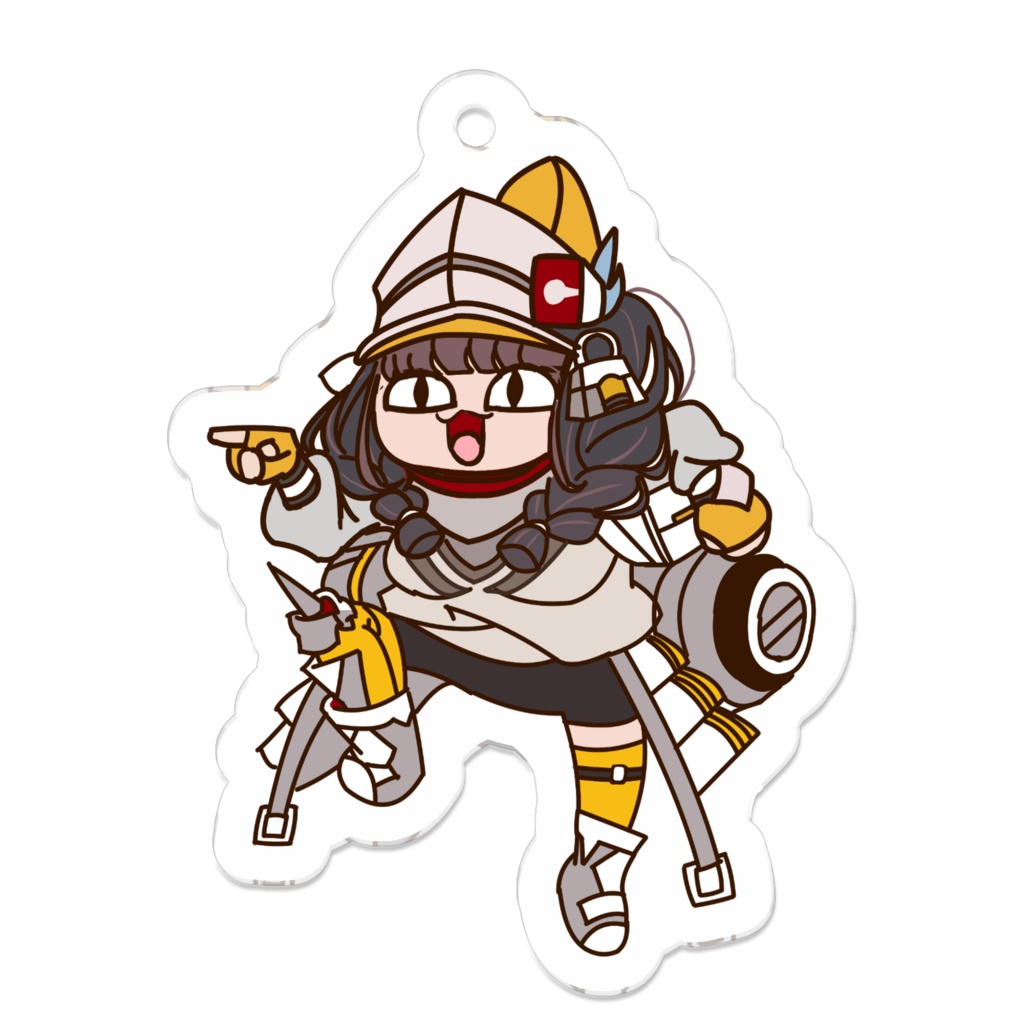 現場チャイム　アクリルキーホルダー