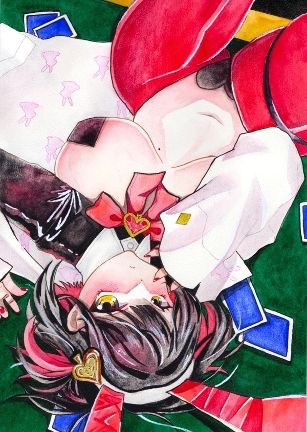 バニールージュ　色紙原画b5サイズ