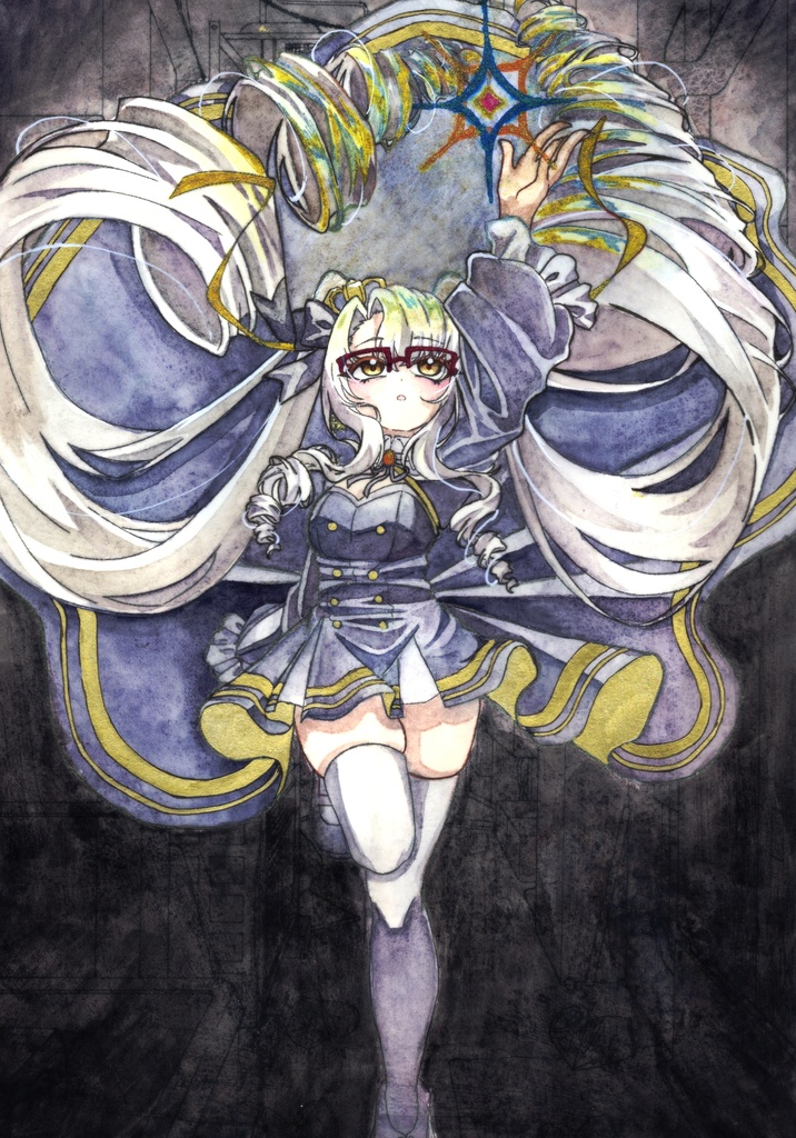 プリンセス　水彩原画